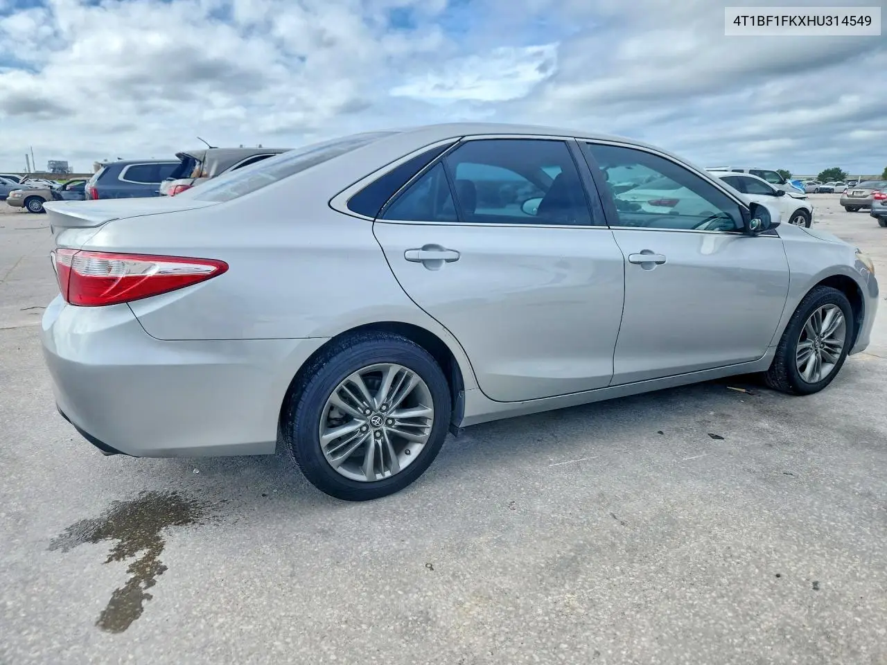 2017 Toyota Camry Se VIN: 4T1BF1FKXHU314549 Lot: 61765366