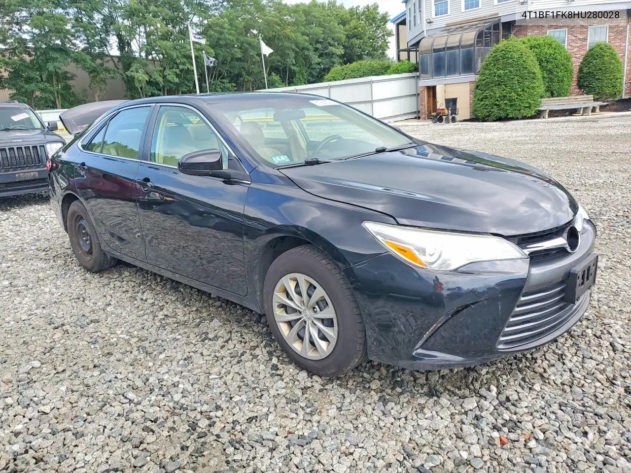 2017 Toyota Camry Le VIN: 4T1BF1FK8HU280028 Lot: 61908536