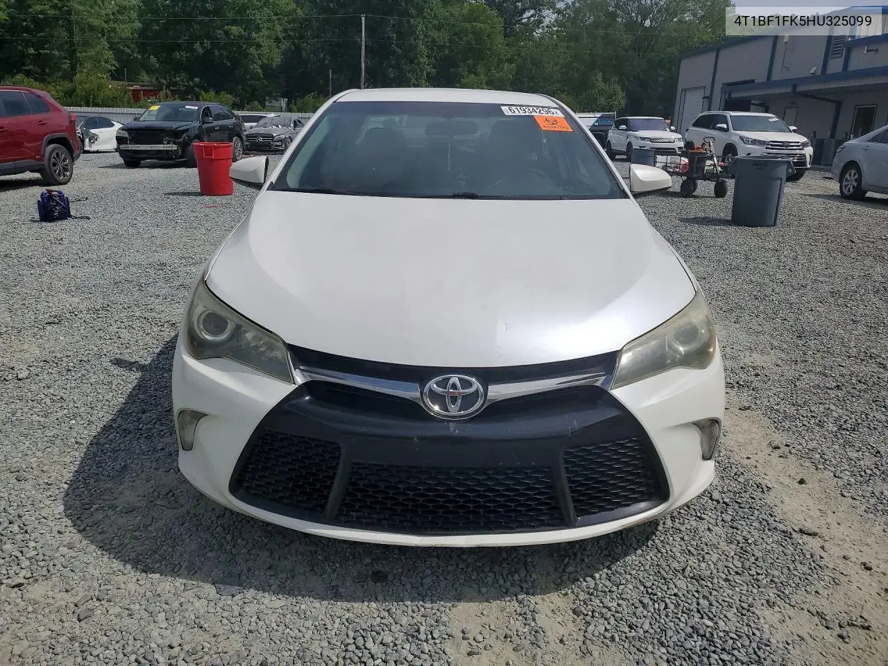 2017 Toyota Camry Se VIN: 4T1BF1FK5HU325099 Lot: 61934296