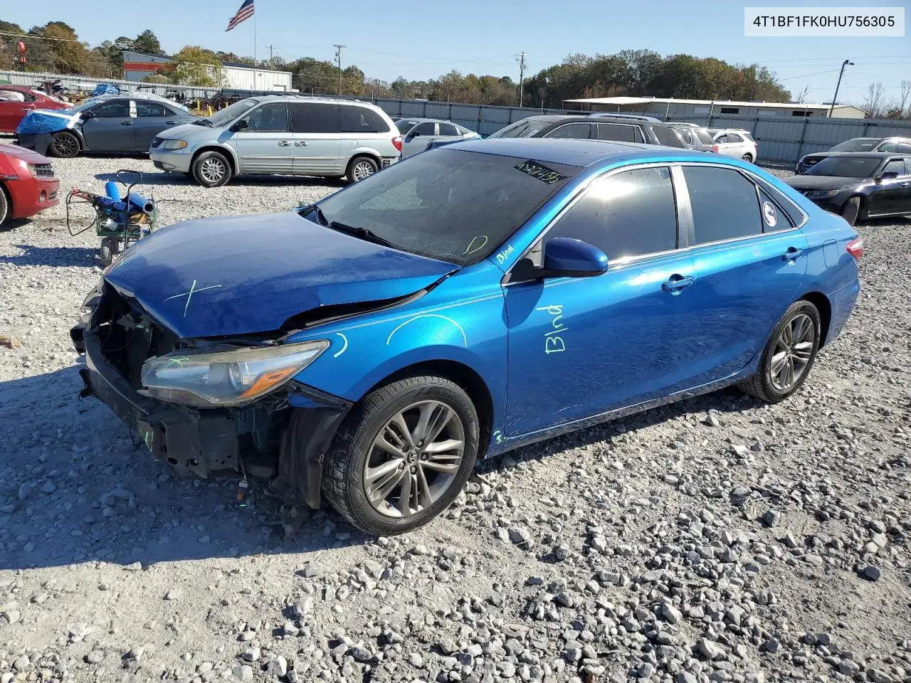 4T1BF1FK0HU756305 2017 Toyota Camry Le