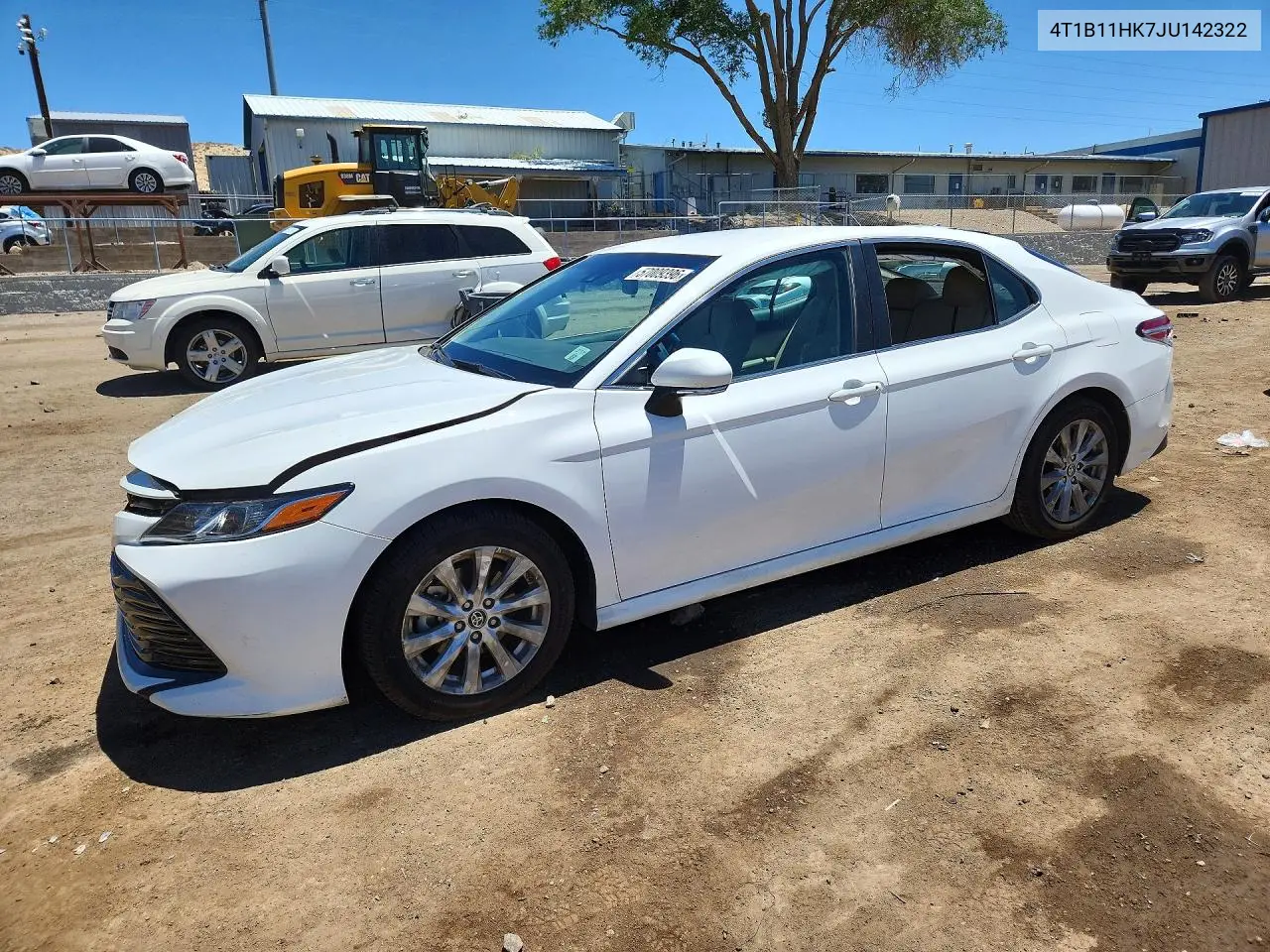 2018 Toyota Camry Le VIN: 4T1B11HK7JU142322 Lot: 57009396
