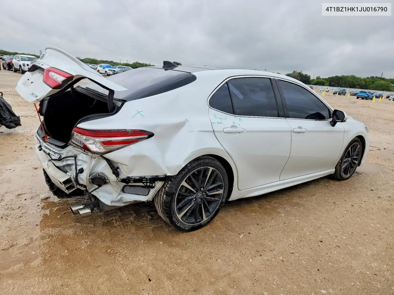2018 Toyota Camry Xse V6 VIN: 4T1BZ1HK1JU016790 Lot: 58722126