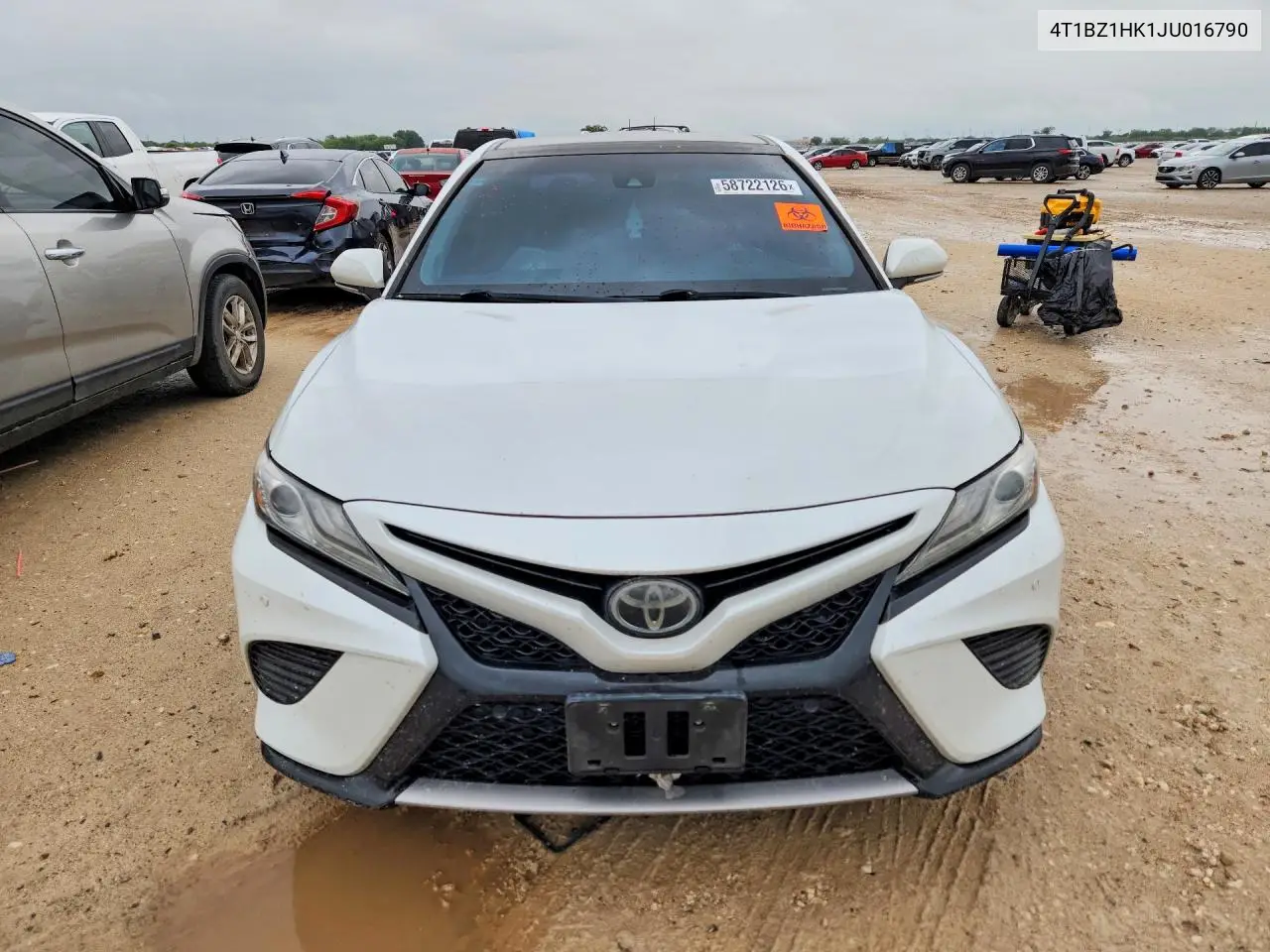 2018 Toyota Camry Xse V6 VIN: 4T1BZ1HK1JU016790 Lot: 58722126