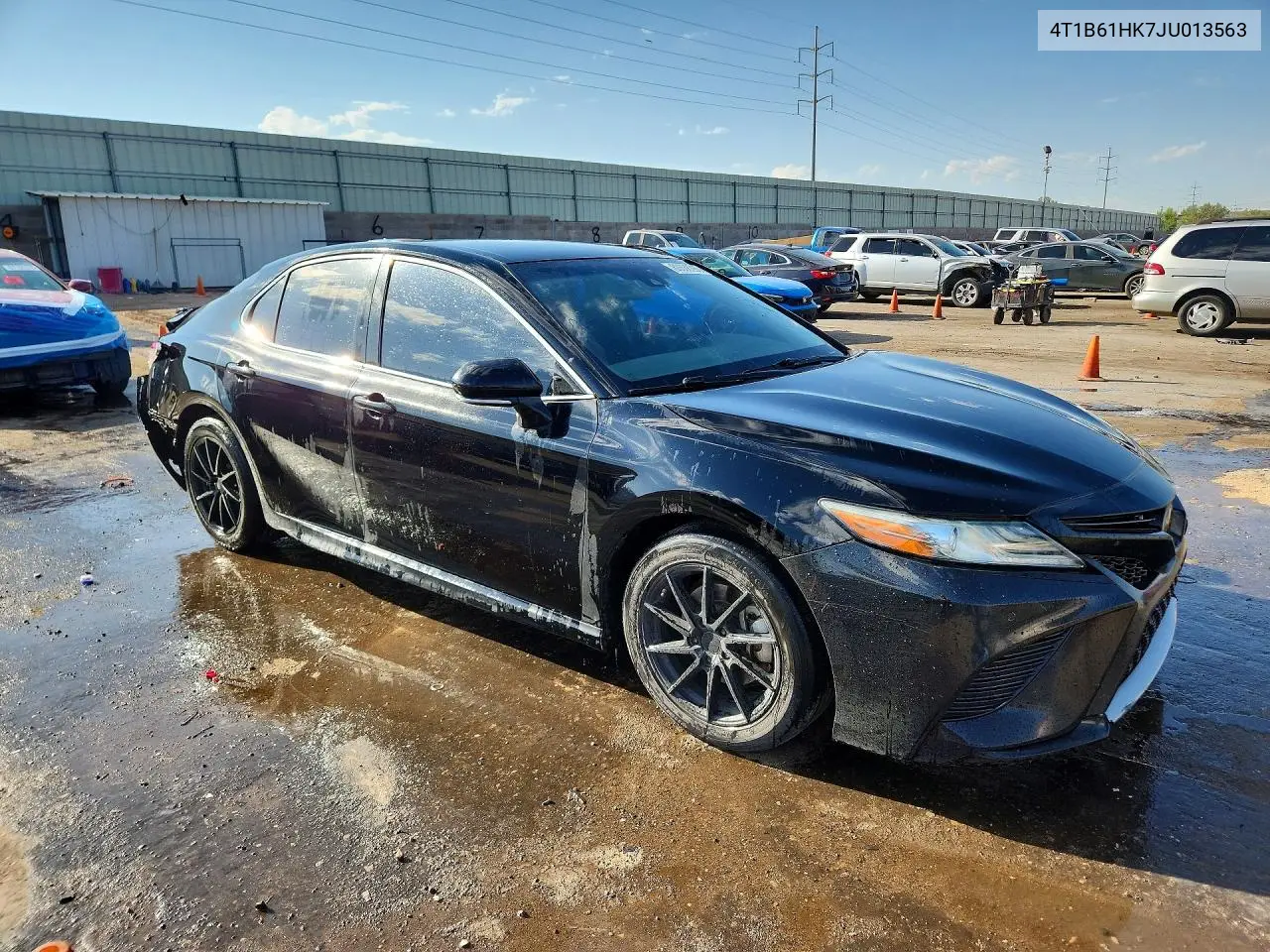 2018 Toyota Camry Xse VIN: 4T1B61HK7JU013563 Lot: 60638386