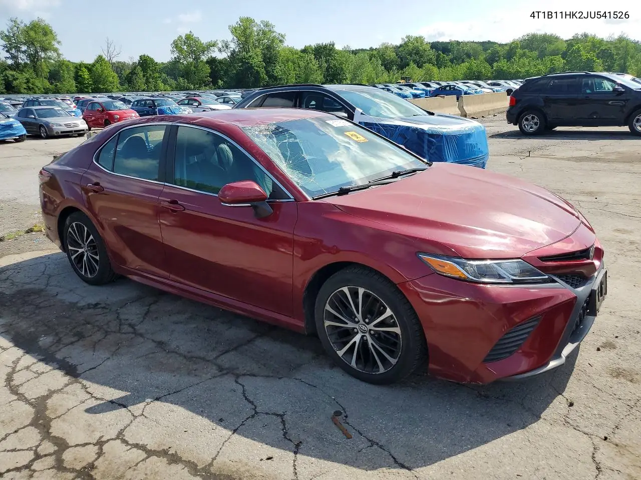 2018 Toyota Camry Se VIN: 4T1B11HK2JU541526 Lot: 61176956