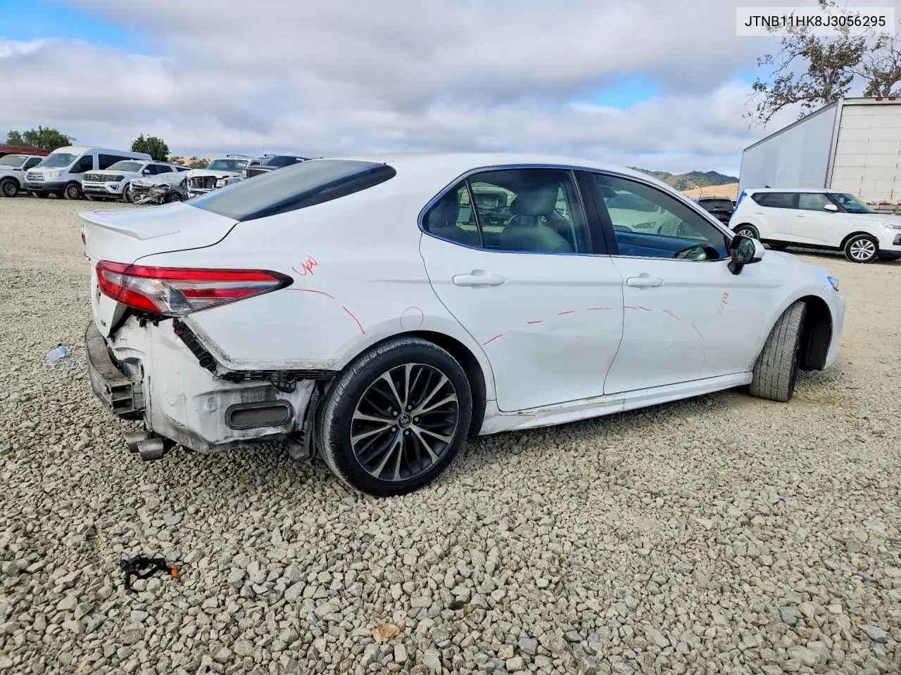 2018 Toyota Camry Se VIN: JTNB11HK8J3056295 Lot: 61196456