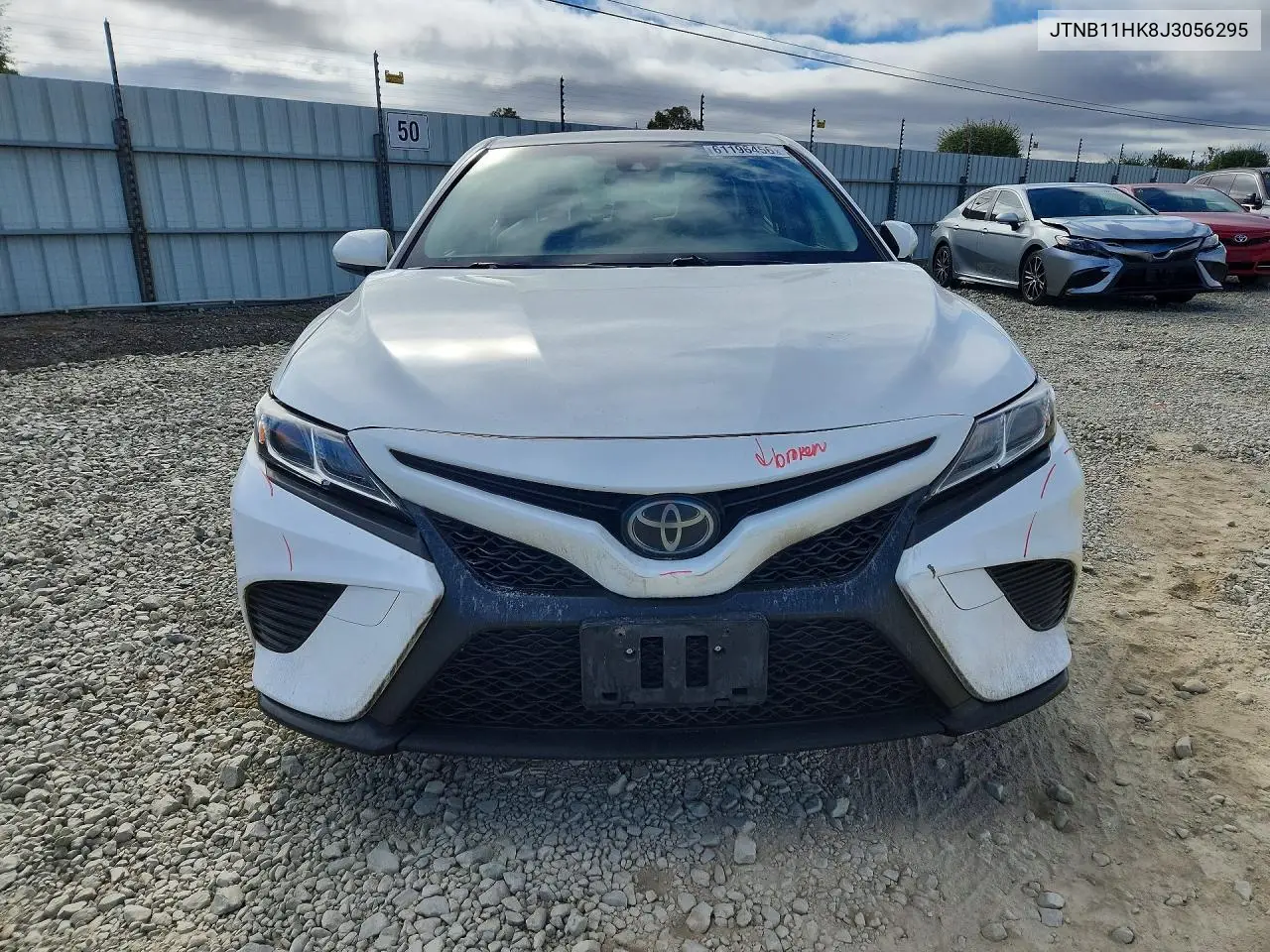 2018 Toyota Camry Se VIN: JTNB11HK8J3056295 Lot: 61196456