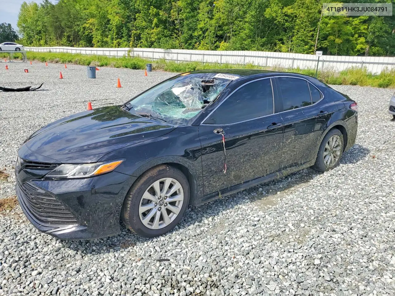2018 Toyota Camry Le VIN: 4T1B11HK3JU084791 Lot: 61949186