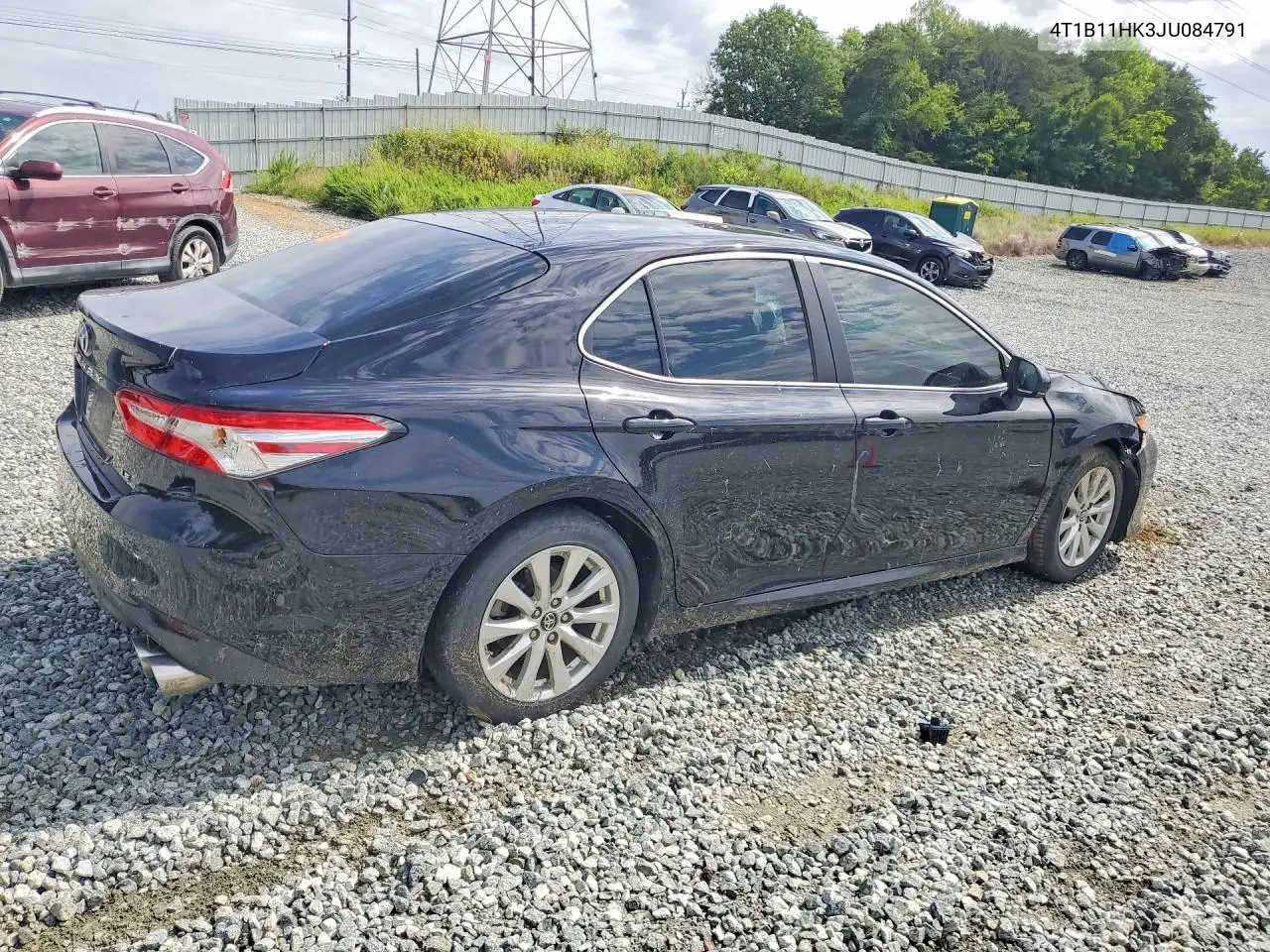 2018 Toyota Camry Le VIN: 4T1B11HK3JU084791 Lot: 61949186