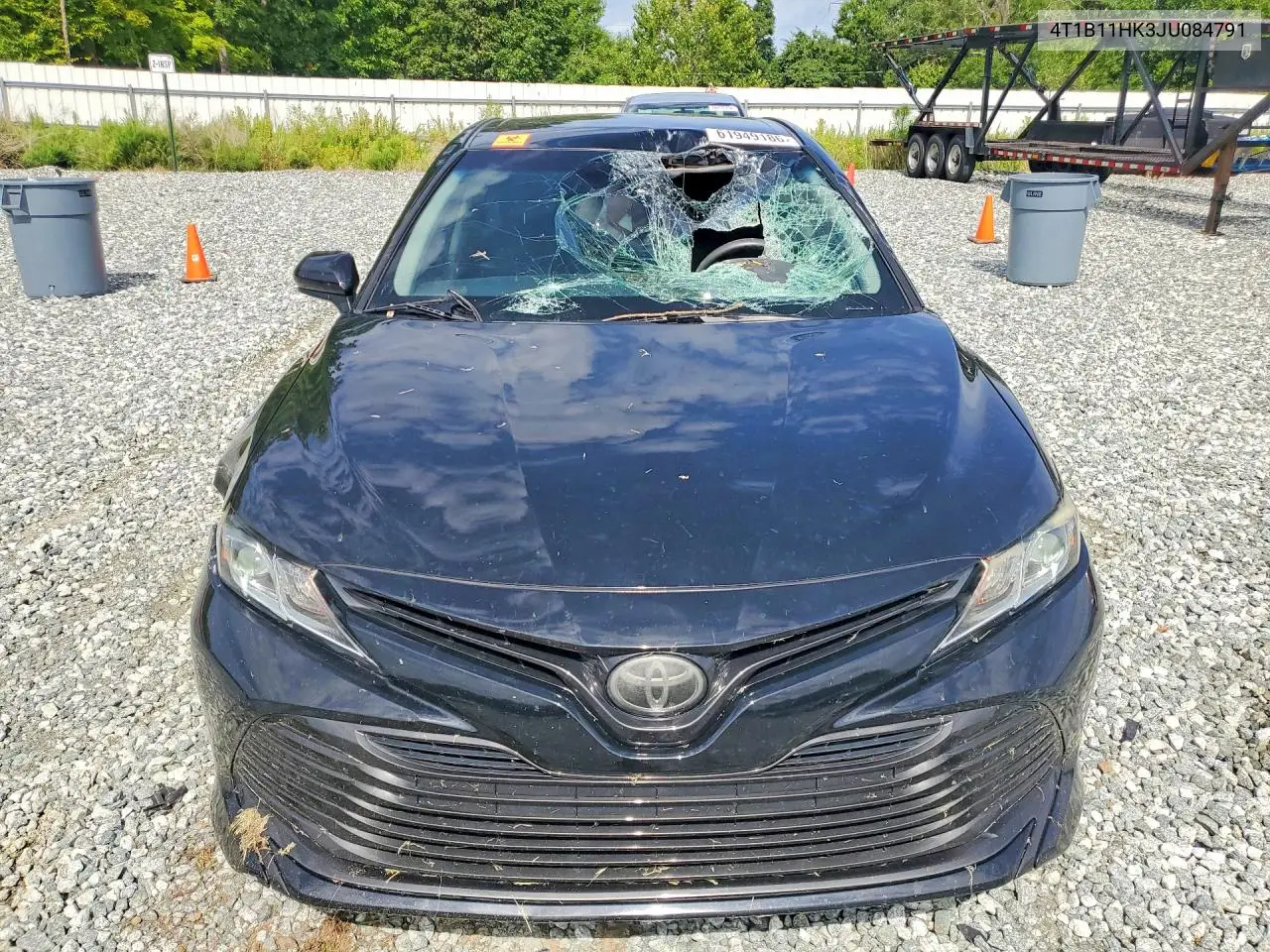 2018 Toyota Camry Le VIN: 4T1B11HK3JU084791 Lot: 61949186