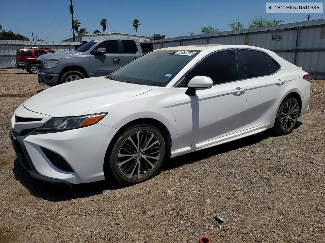 2018 Toyota Camry Se VIN: 4T1B11HK5JU510335 Lot: 61956196