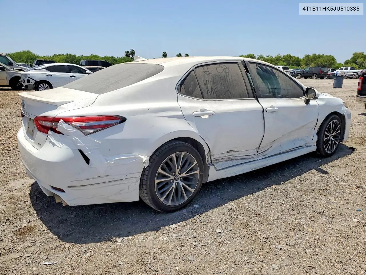 2018 Toyota Camry Se VIN: 4T1B11HK5JU510335 Lot: 61956196