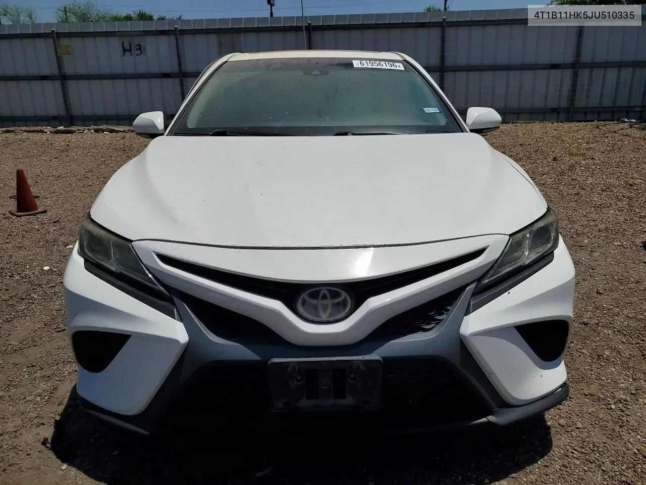 2018 Toyota Camry Se VIN: 4T1B11HK5JU510335 Lot: 61956196