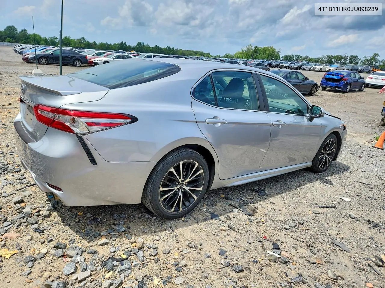 2018 Toyota Camry Se VIN: 4T1B11HK0JU098289 Lot: 62092706
