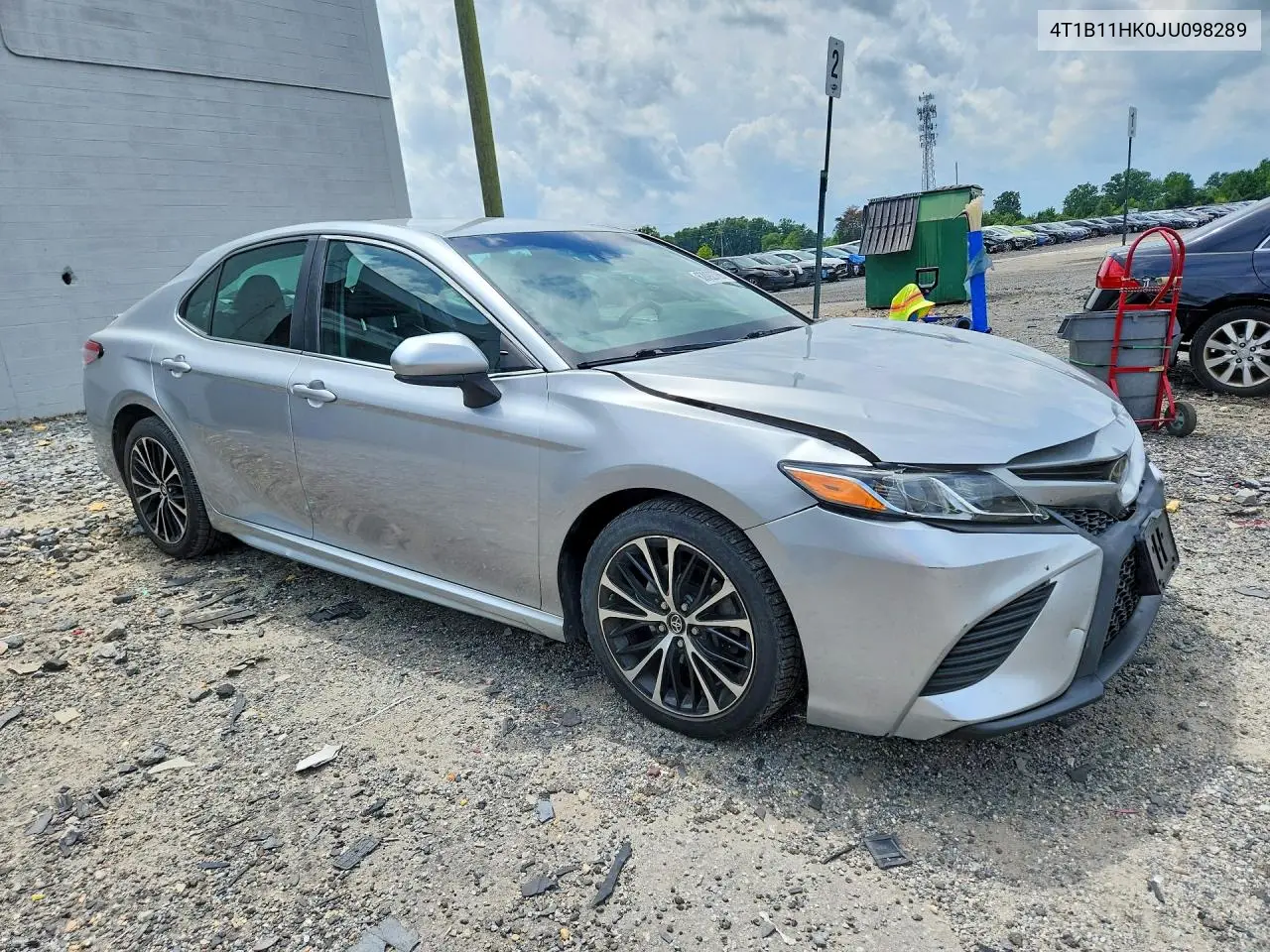2018 Toyota Camry Se VIN: 4T1B11HK0JU098289 Lot: 62092706