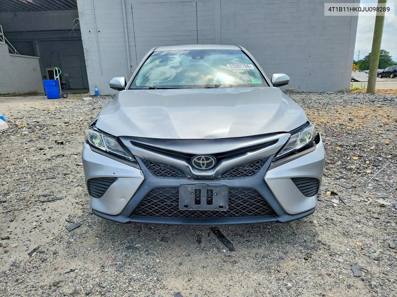 2018 Toyota Camry Se VIN: 4T1B11HK0JU098289 Lot: 62092706