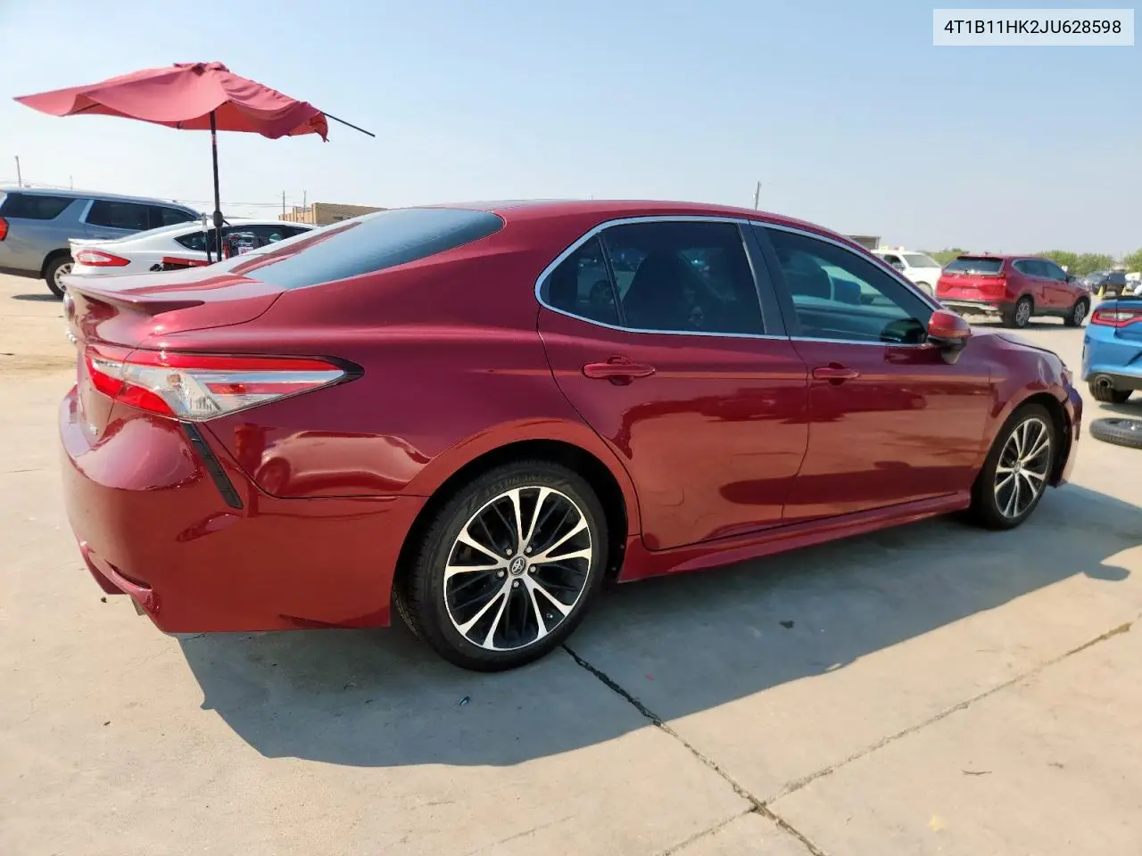 4T1B11HK2JU628598 2018 Toyota Camry Se