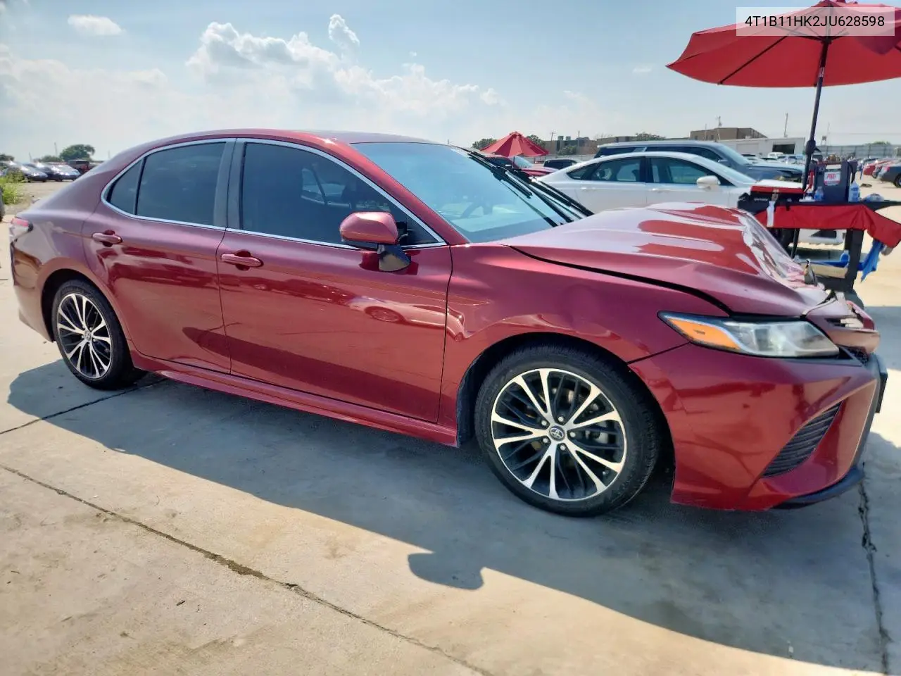 4T1B11HK2JU628598 2018 Toyota Camry Se