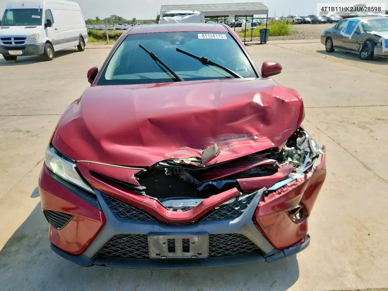 4T1B11HK2JU628598 2018 Toyota Camry Se