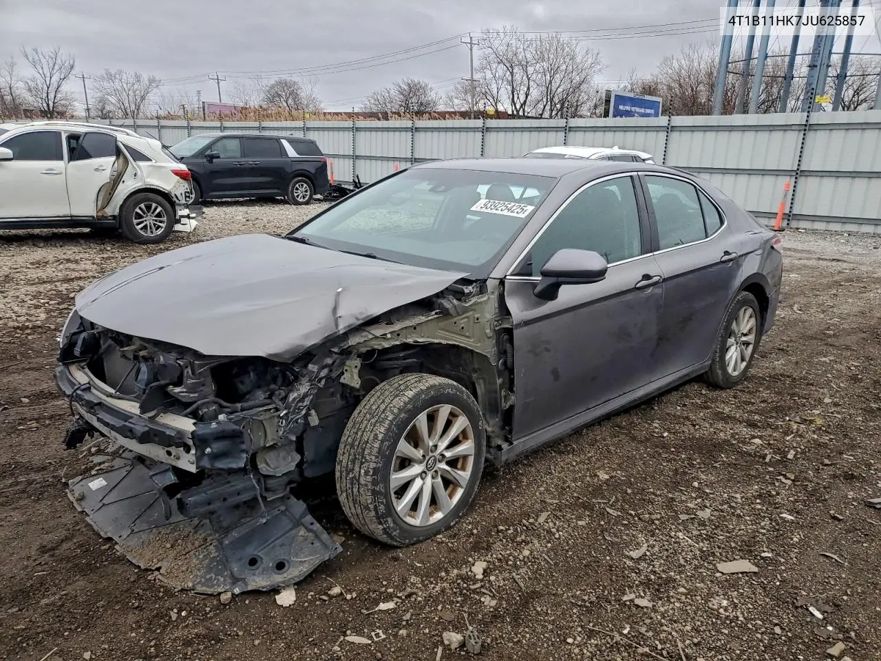 4T1B11HK7JU625857 2018 Toyota Camry L