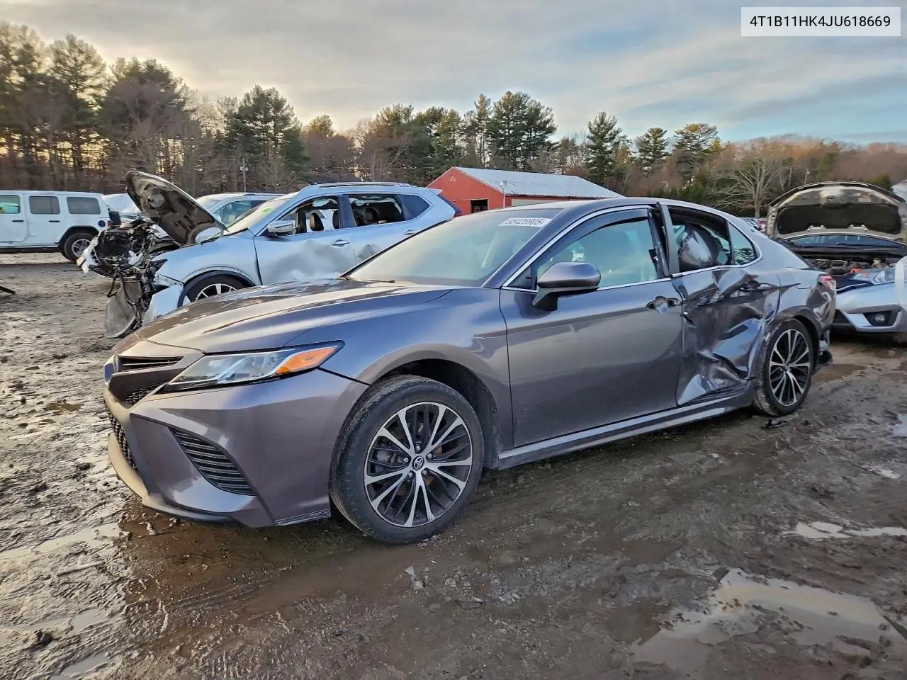 4T1B11HK4JU618669 2018 Toyota Camry Se