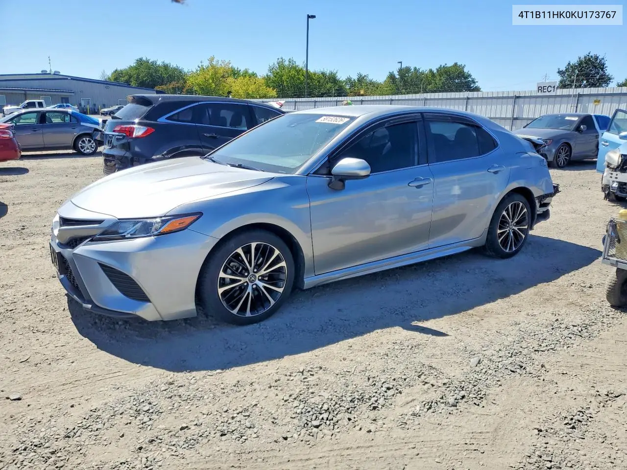 2019 Toyota Camry Se VIN: 4T1B11HK0KU173767 Lot: 58152626