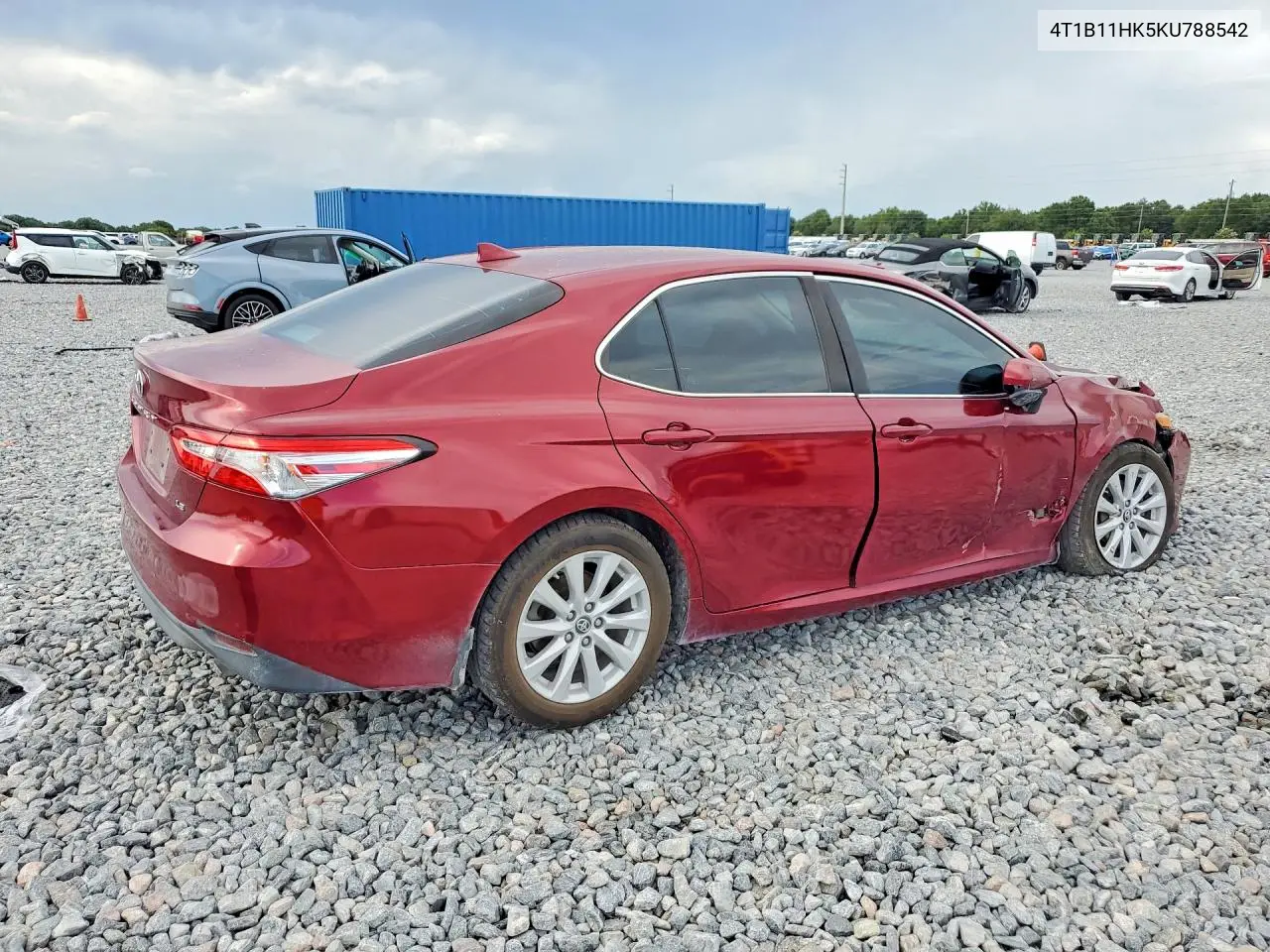 2019 Toyota Camry Le VIN: 4T1B11HK5KU788542 Lot: 58902156