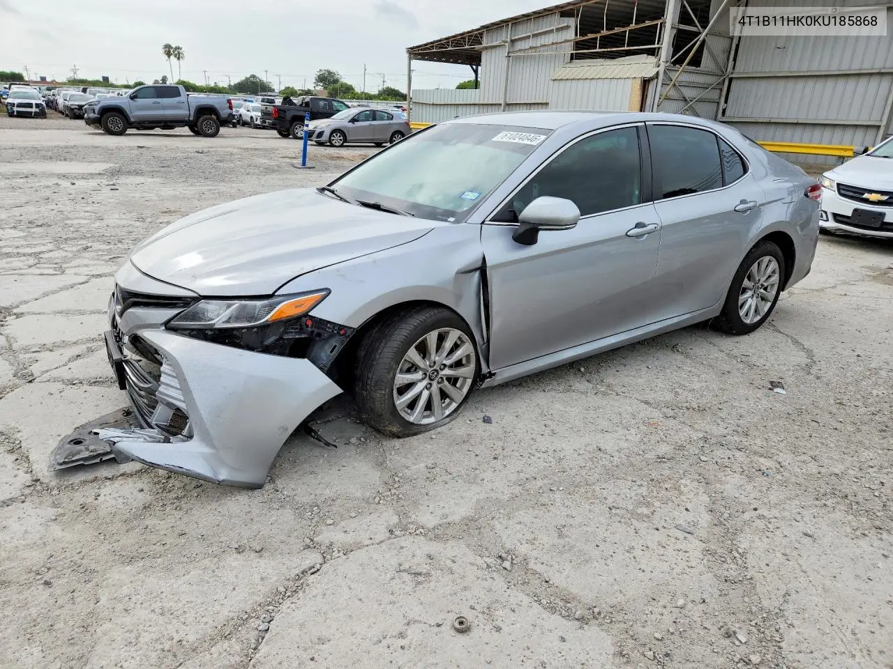 2019 Toyota Camry Le VIN: 4T1B11HK0KU185868 Lot: 61024846