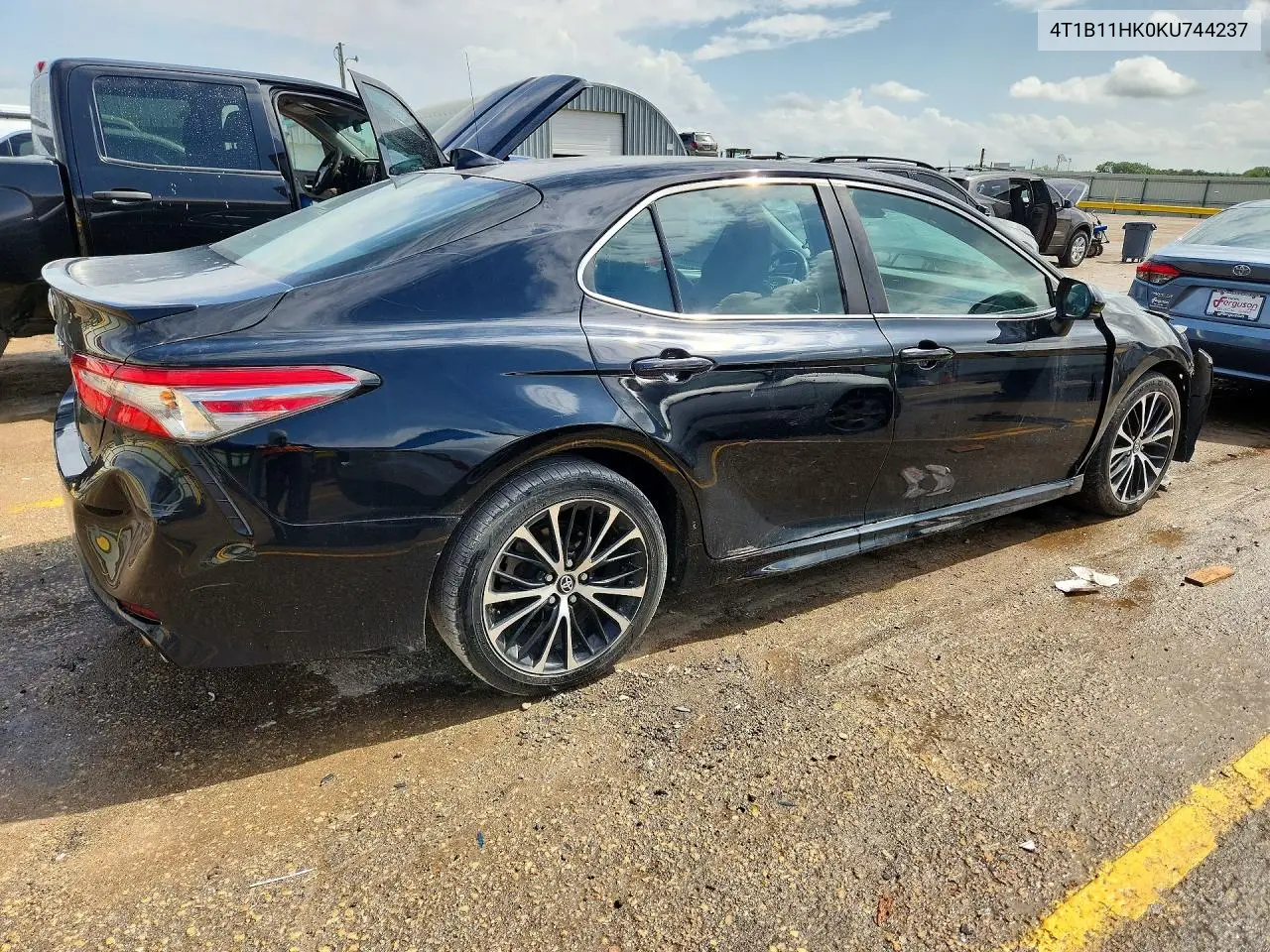 2019 Toyota Camry Se VIN: 4T1B11HK0KU744237 Lot: 61335246