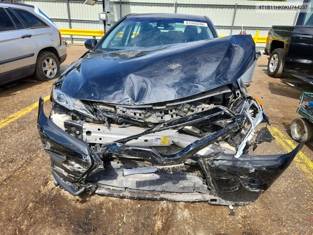 2019 Toyota Camry Se VIN: 4T1B11HK0KU744237 Lot: 61335246