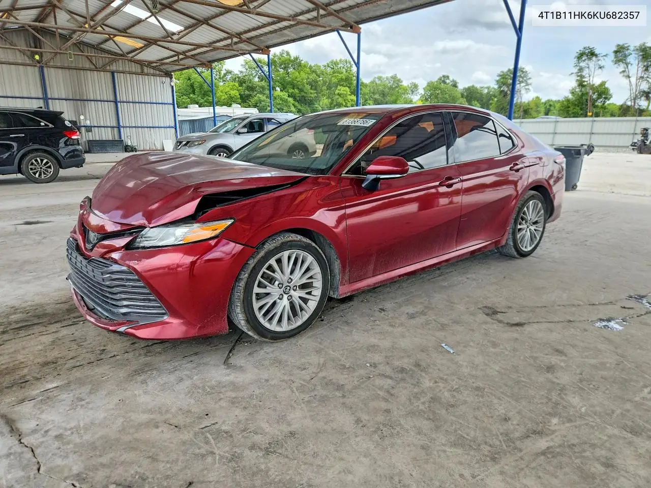 2019 Toyota Camry Xle VIN: 4T1B11HK6KU682357 Lot: 61368786
