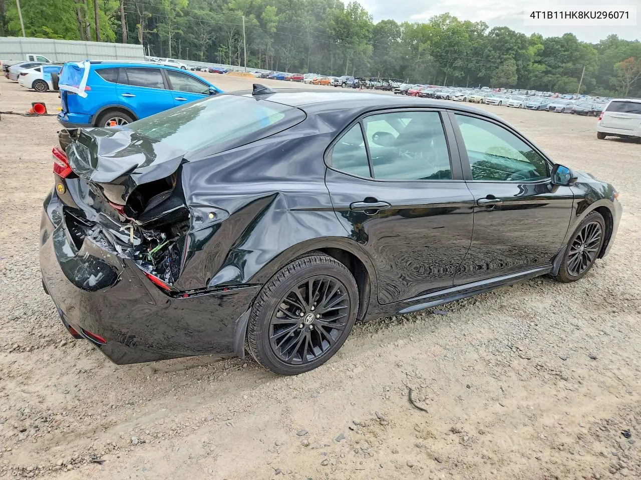 2019 Toyota Camry Se VIN: 4T1B11HK8KU296071 Lot: 61532576