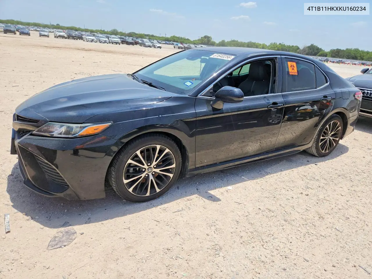 2019 Toyota Camry Se VIN: 4T1B11HKXKU160234 Lot: 61640256
