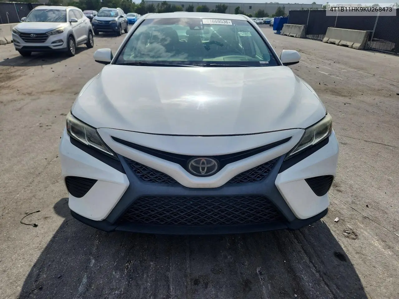 2019 Toyota Camry Se VIN: 4T1B11HK9KU268473 Lot: 61669536