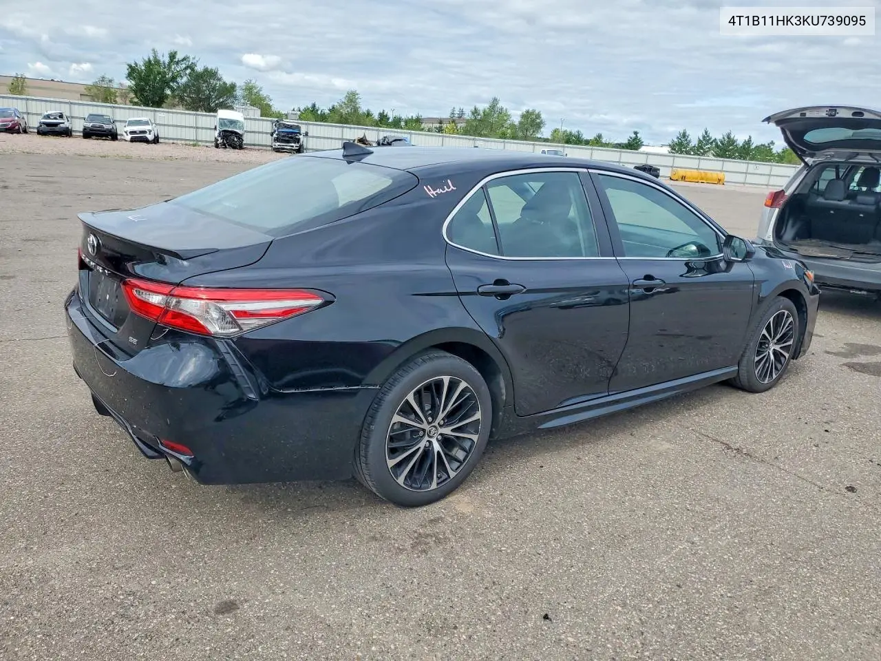 2019 Toyota Camry Se VIN: 4T1B11HK3KU739095 Lot: 61898916