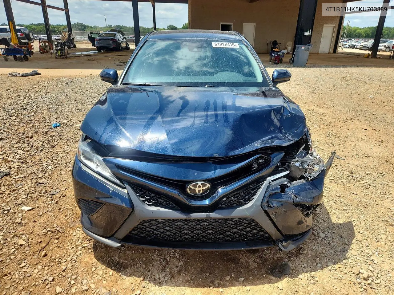2019 Toyota Camry Se VIN: 4T1B11HK5KU703389 Lot: 61928416