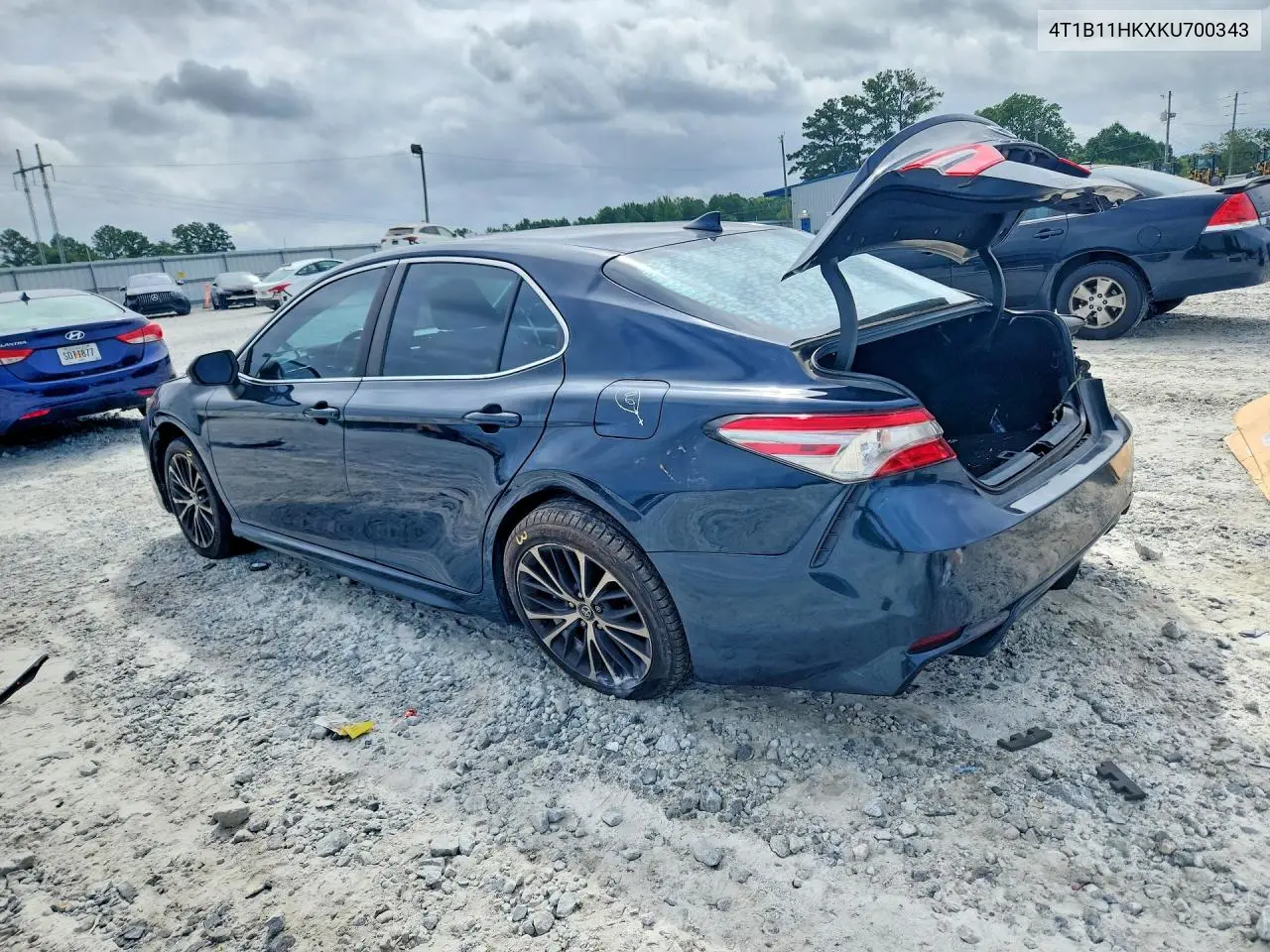 2019 Toyota Camry Se VIN: 4T1B11HKXKU700343 Lot: 62056656