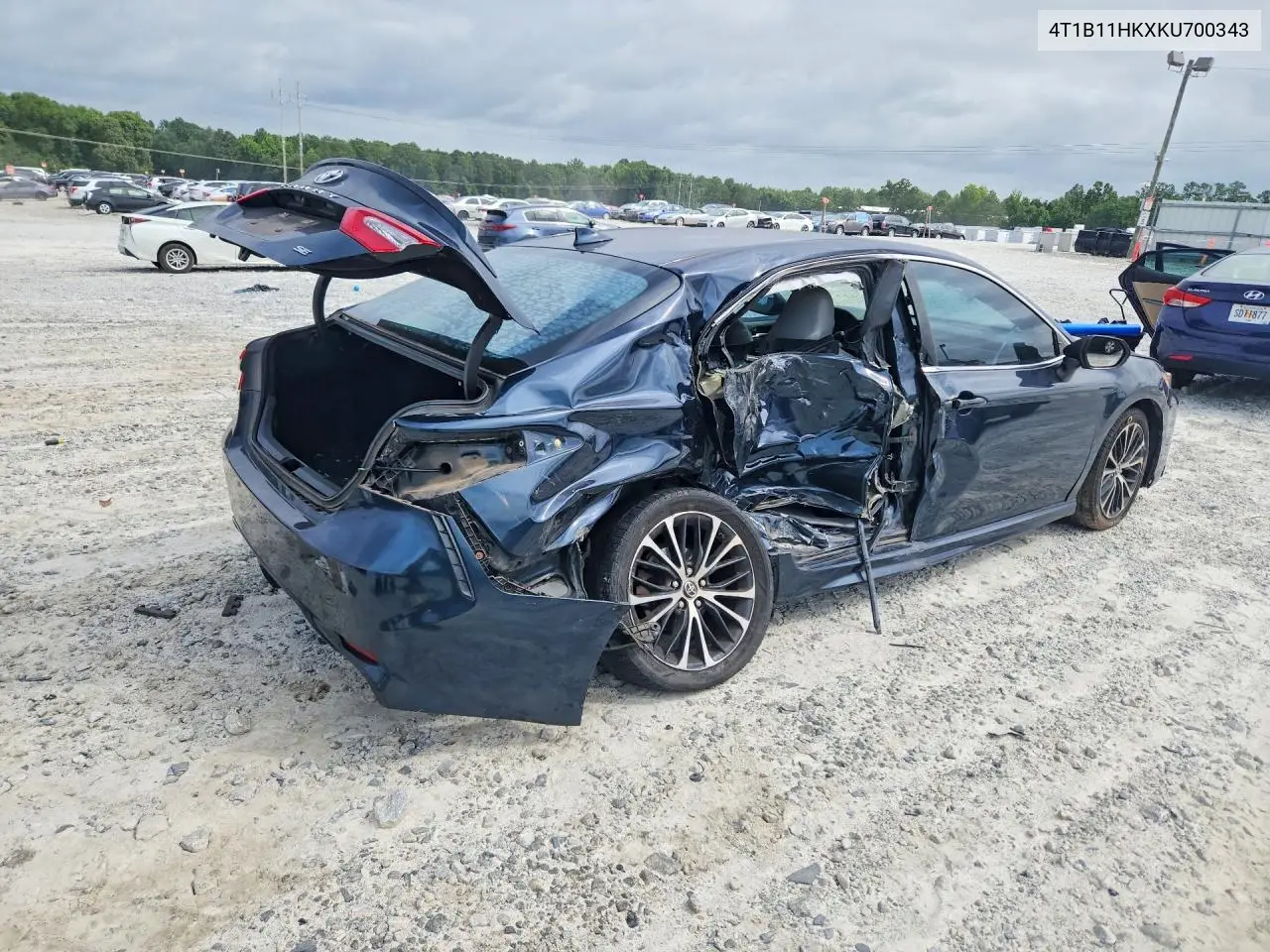 2019 Toyota Camry Se VIN: 4T1B11HKXKU700343 Lot: 62056656