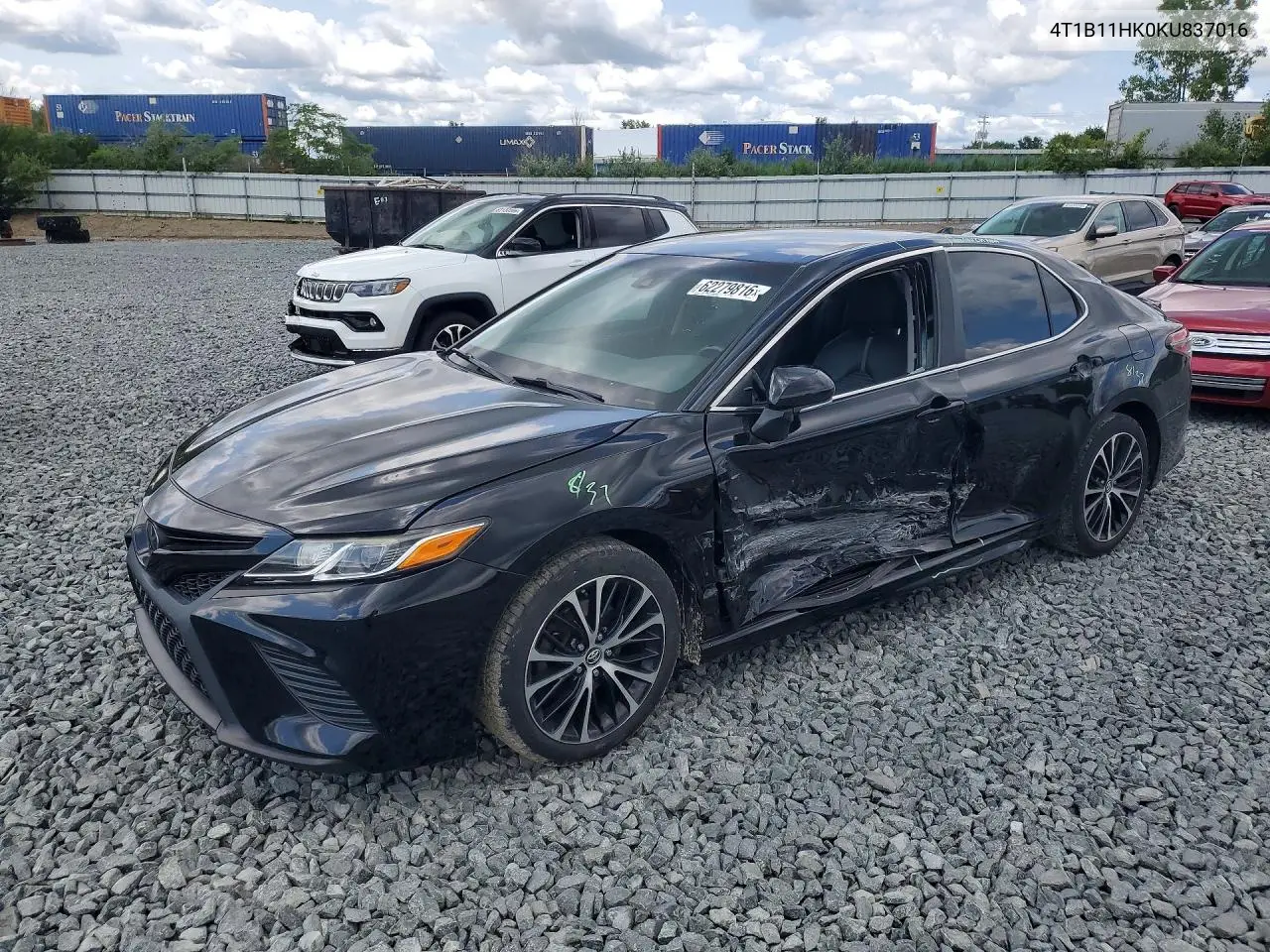 2019 Toyota Camry Se VIN: 4T1B11HK0KU837016 Lot: 62279816