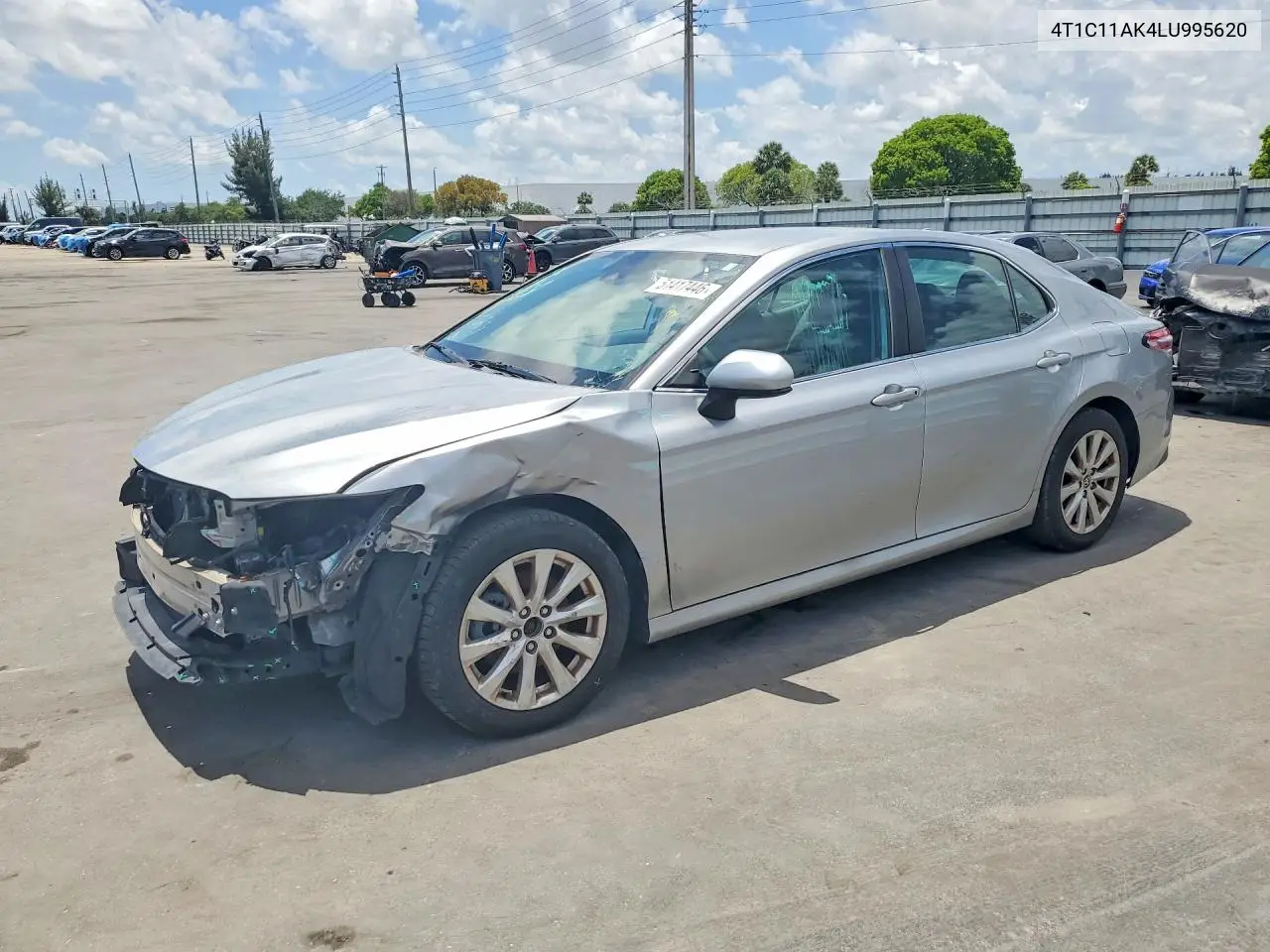 4T1C11AK4LU995620 2020 Toyota Camry Le