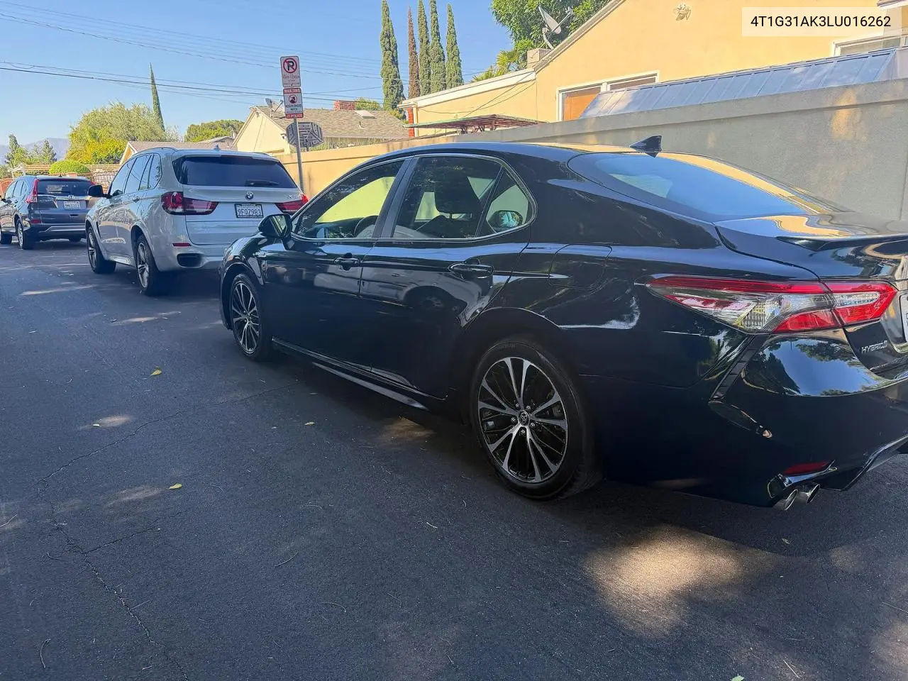 2020 Toyota Camry Hybrid Se VIN: 4T1G31AK3LU016262 Lot: 55844456