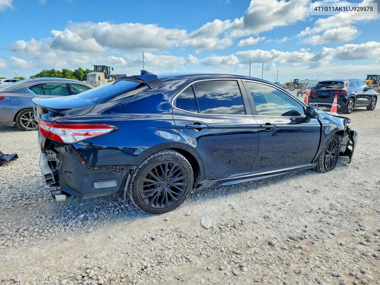 2020 Toyota Camry Se VIN: 4T1G11AK1LU929575 Lot: 57520196