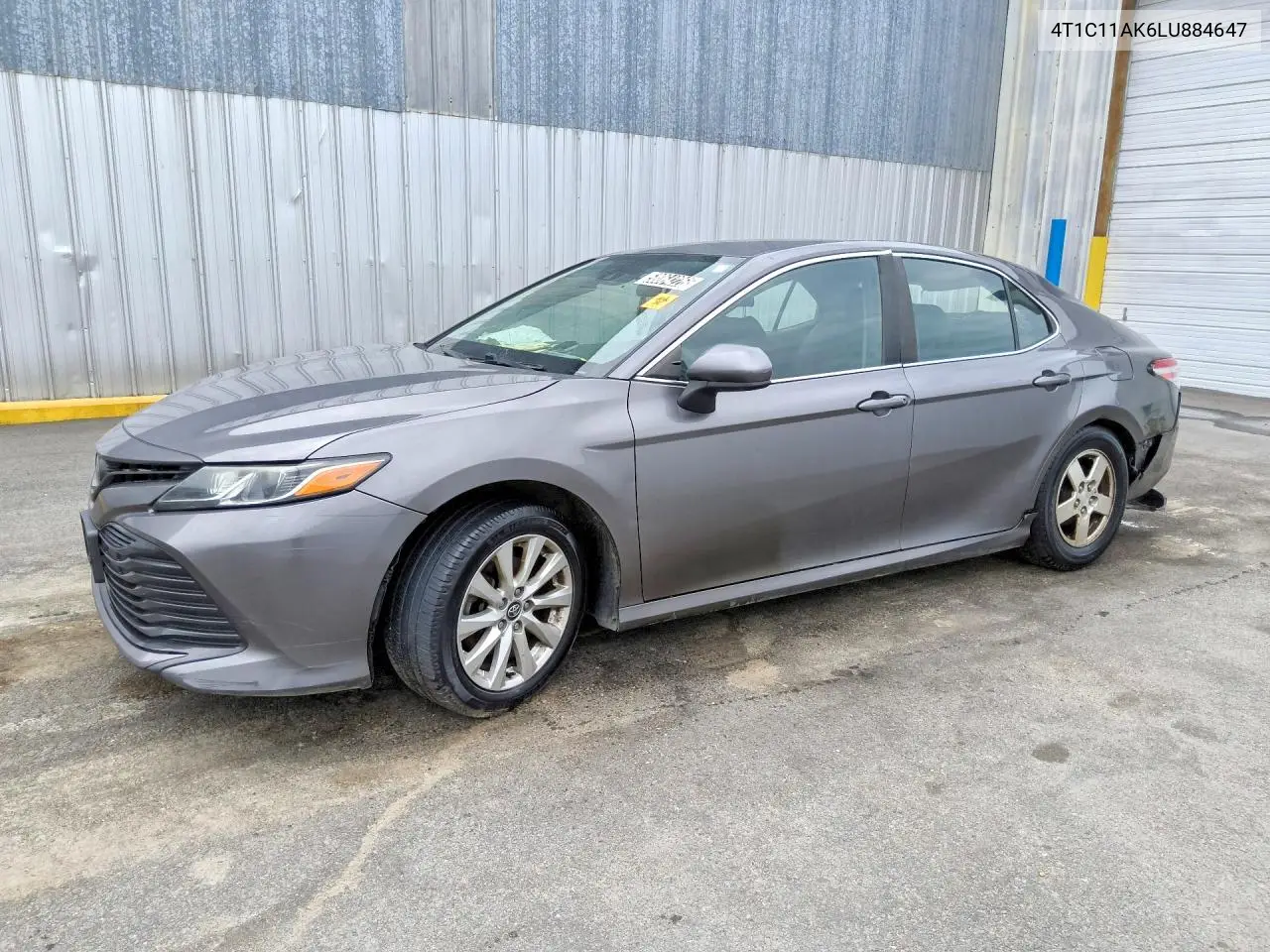 2020 Toyota Camry Le VIN: 4T1C11AK6LU884647 Lot: 58064226