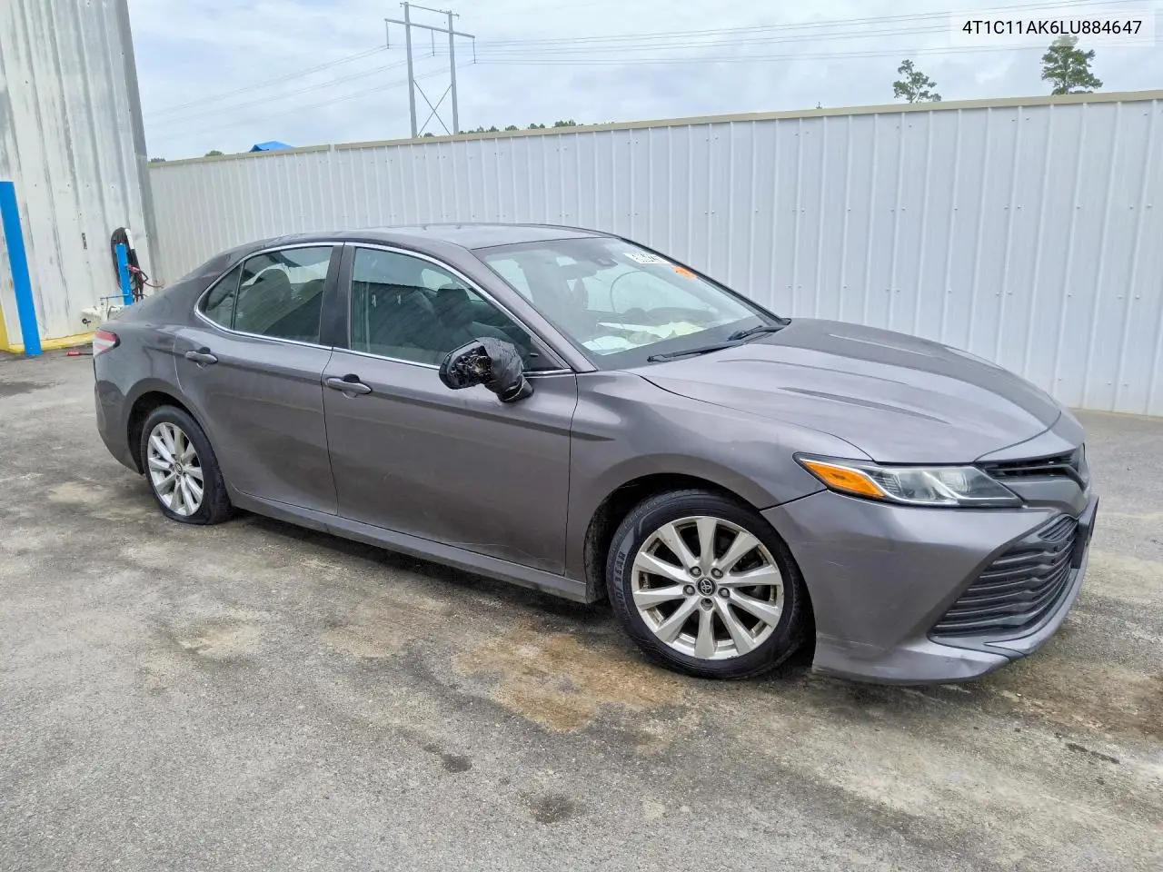 2020 Toyota Camry Le VIN: 4T1C11AK6LU884647 Lot: 58064226