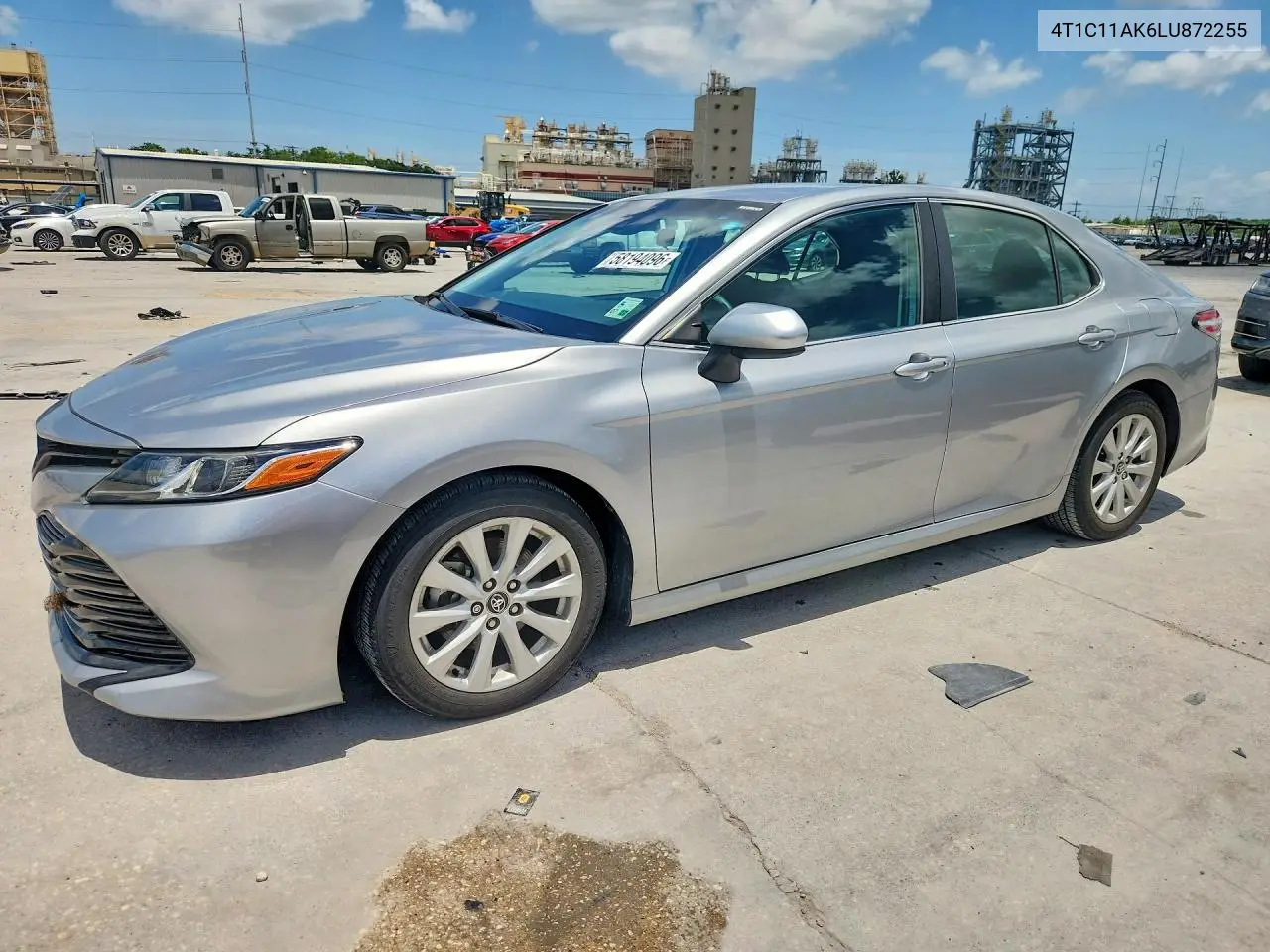 2020 Toyota Camry Le VIN: 4T1C11AK6LU872255 Lot: 58194096