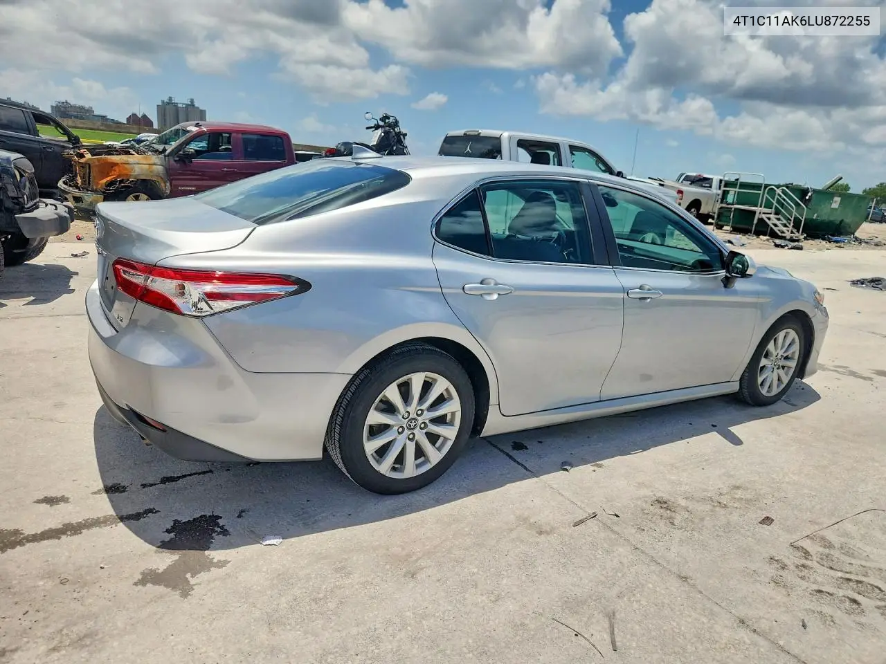 2020 Toyota Camry Le VIN: 4T1C11AK6LU872255 Lot: 58194096