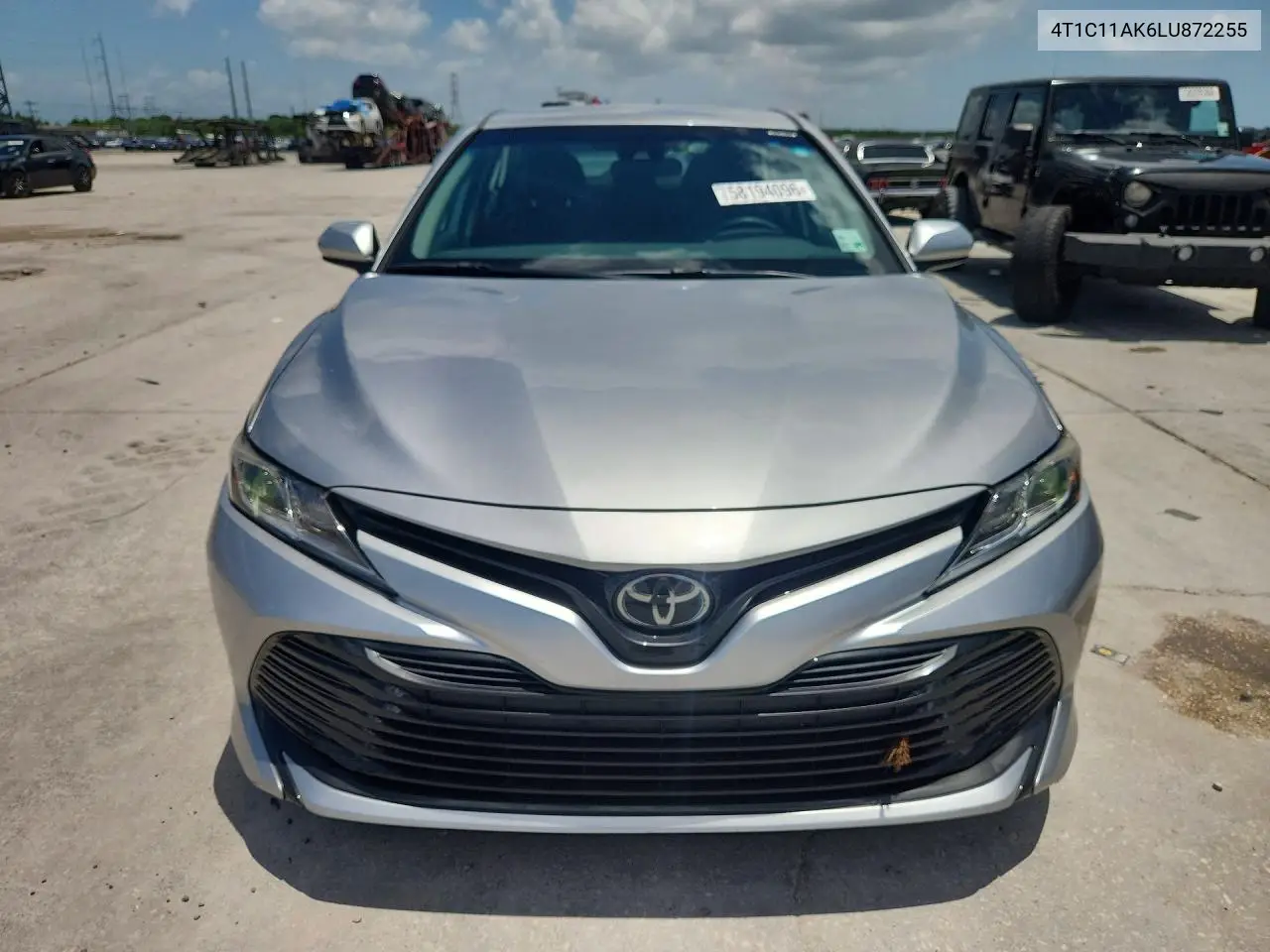 2020 Toyota Camry Le VIN: 4T1C11AK6LU872255 Lot: 58194096