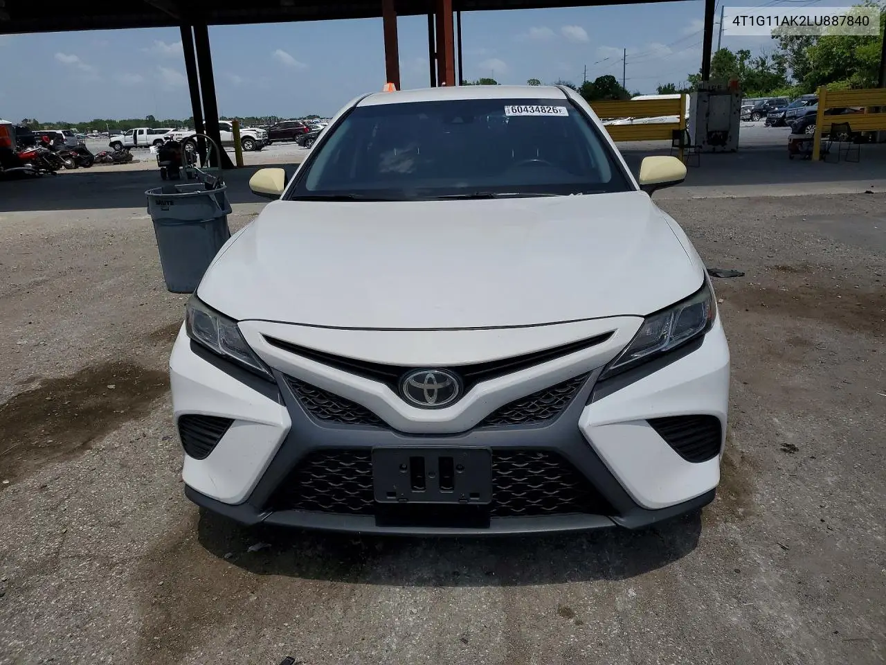 2020 Toyota Camry Se VIN: 4T1G11AK2LU887840 Lot: 60434826