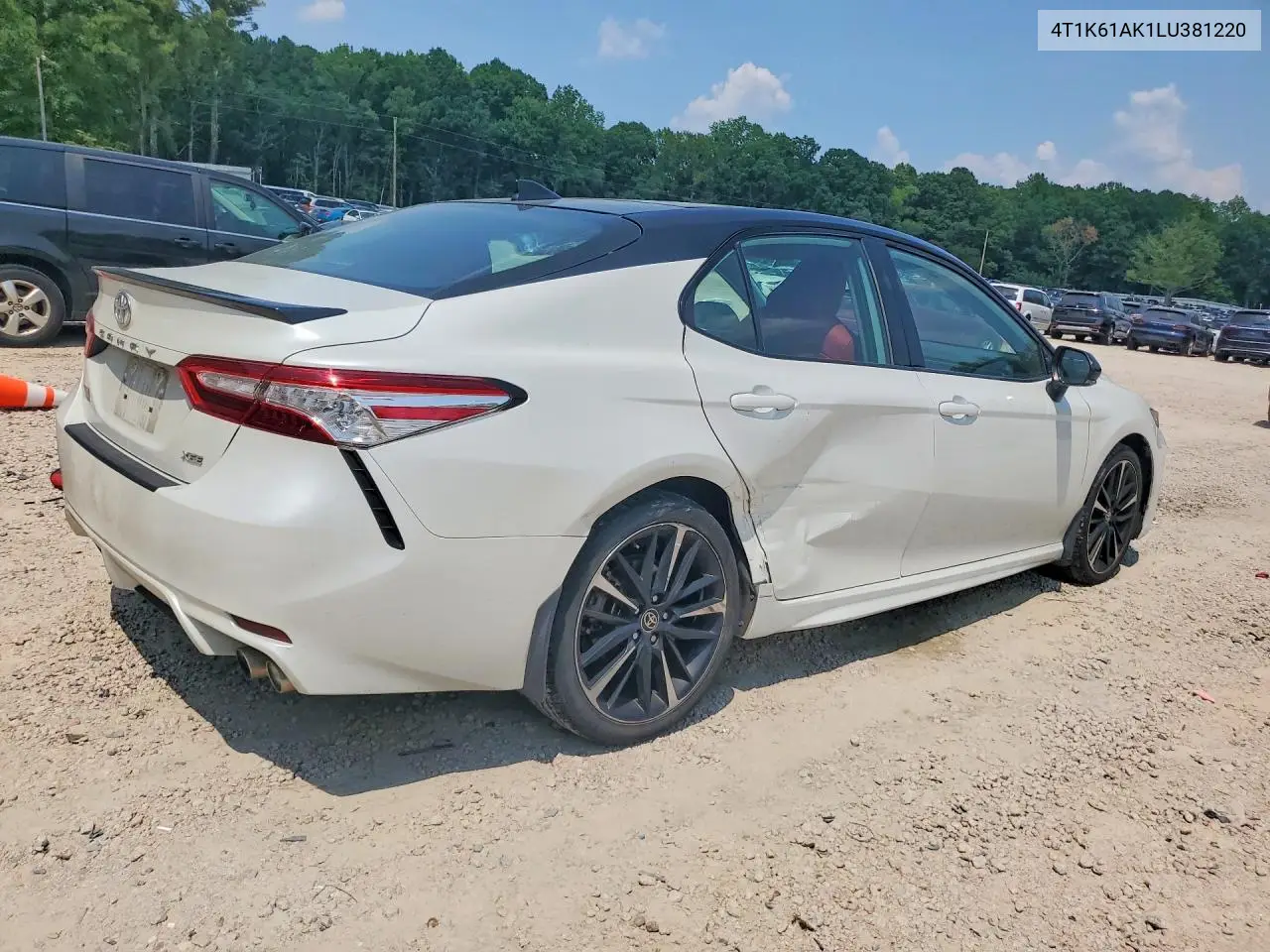 2020 Toyota Camry Xse VIN: 4T1K61AK1LU381220 Lot: 61506126