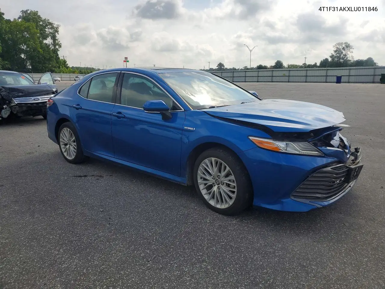 2020 Toyota Camry Xle VIN: 4T1F31AKXLU011846 Lot: 61888346